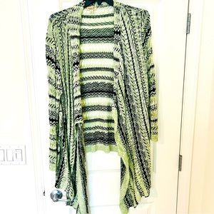 Long Knitted Cardigan in size 2X. Lightweight.
